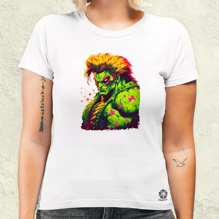 Street Fighter Blanka női póló