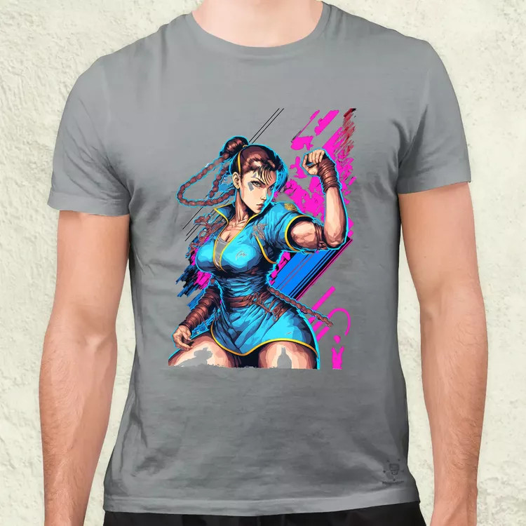 Street Fighter Chun-Li férfi póló