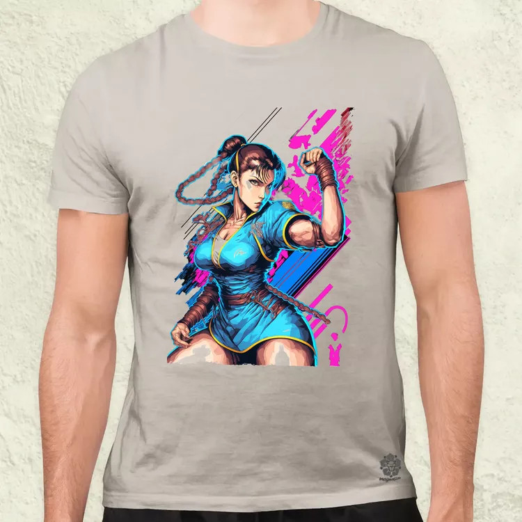 Street Fighter Chun-Li férfi póló