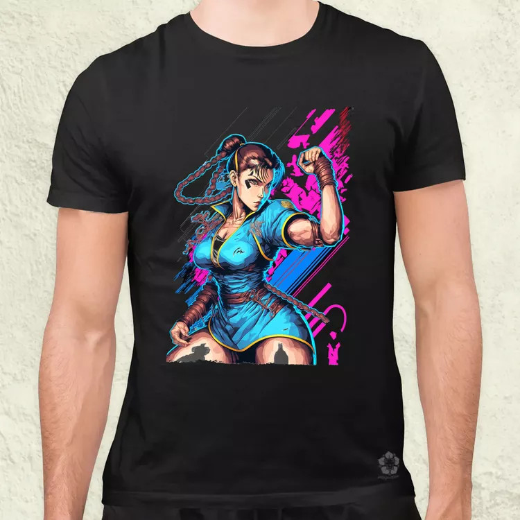 Street Fighter Chun-Li férfi póló