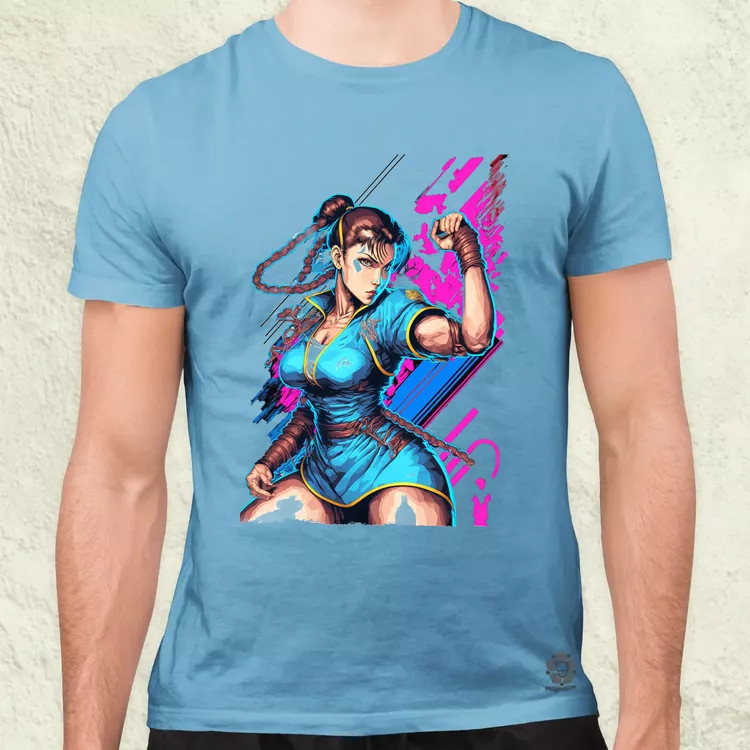 Street Fighter Chun-Li férfi póló