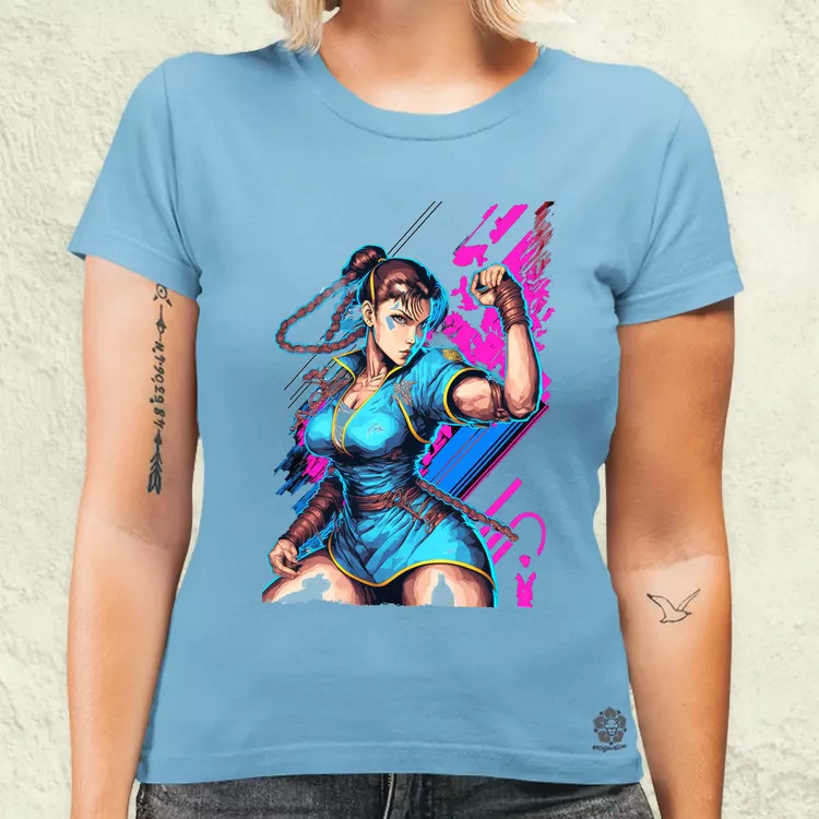 Street Fighter Chun-Li női póló