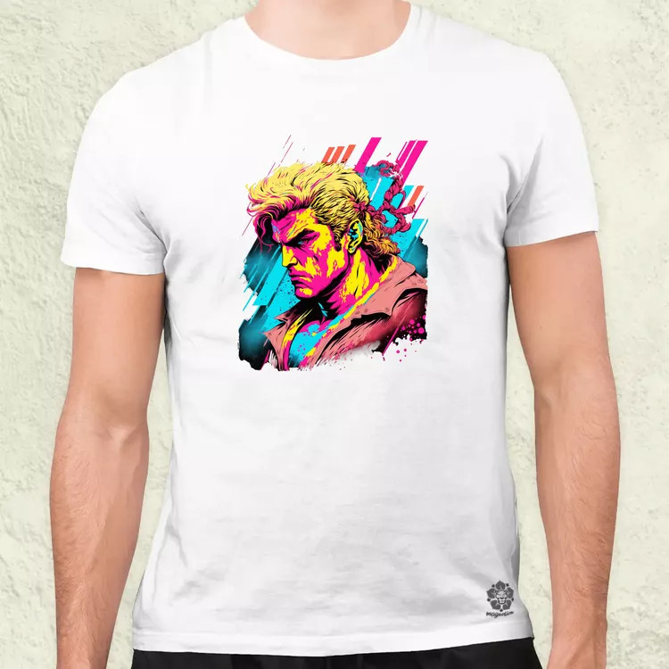 Street Fighter Ken Masters férfi póló