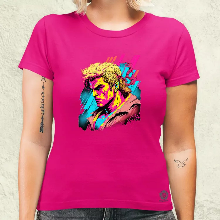 Street Fighter Ken Masters női póló