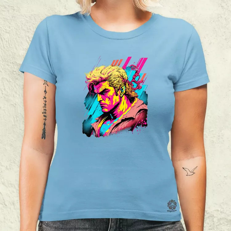 Street Fighter Ken Masters női póló