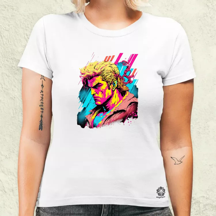 Street Fighter Ken Masters női póló