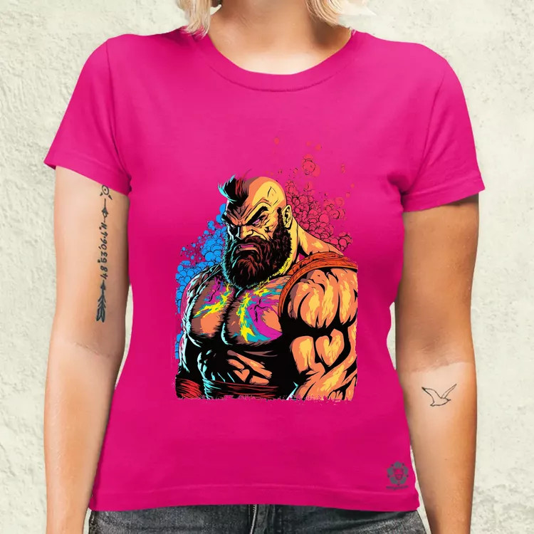 Street Fighter Zangief női póló