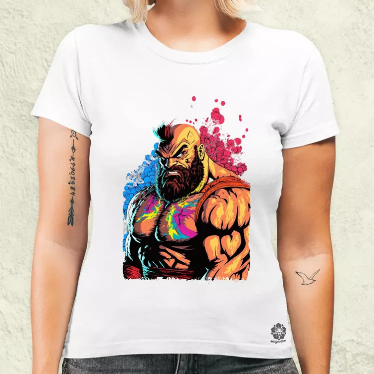 Street Fighter Zangief női póló