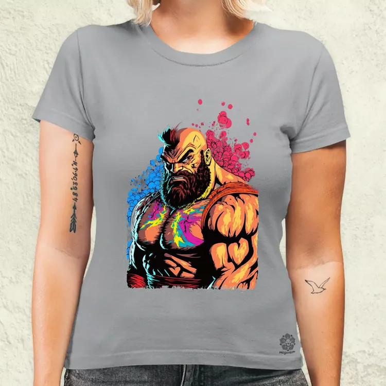 Street Fighter Zangief női póló
