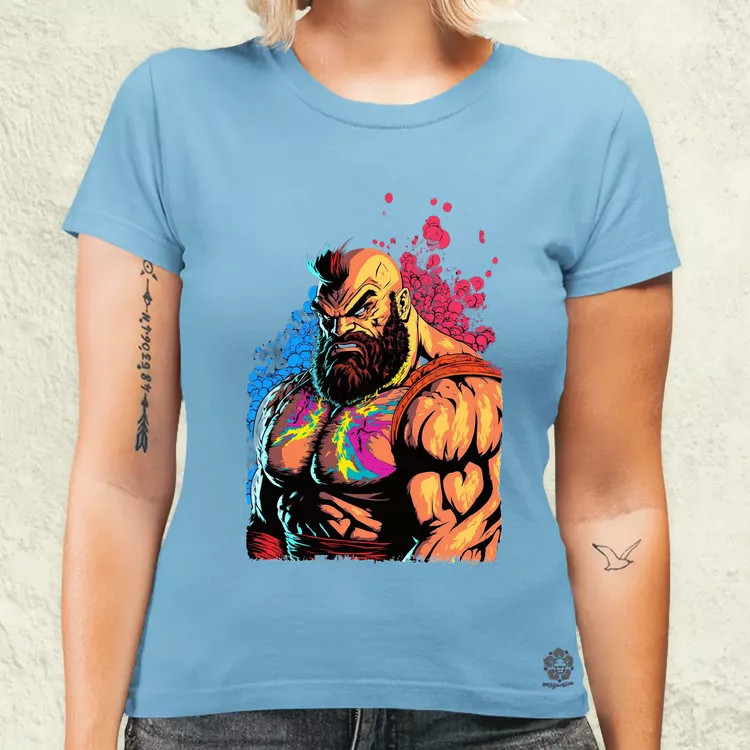 Street Fighter Zangief női póló