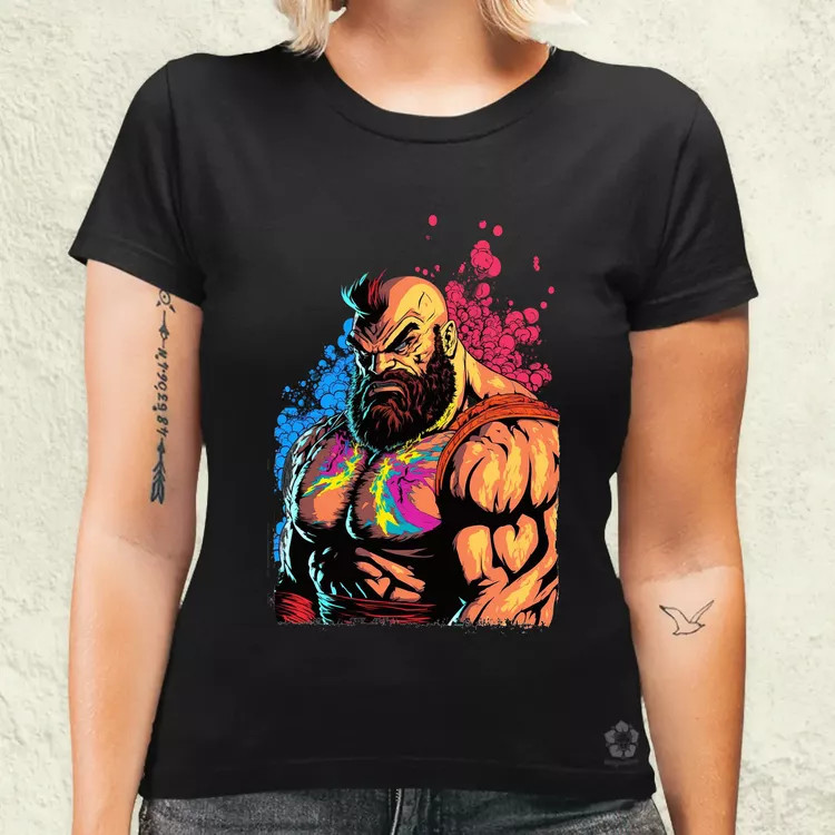 Street Fighter Zangief női póló