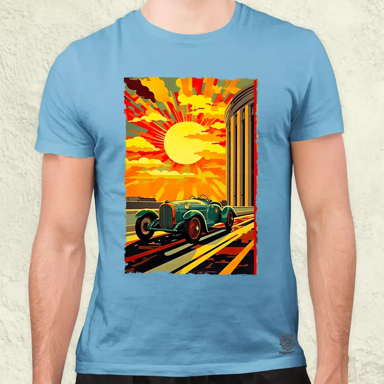 Vintage Grand Prix v2 férfi póló