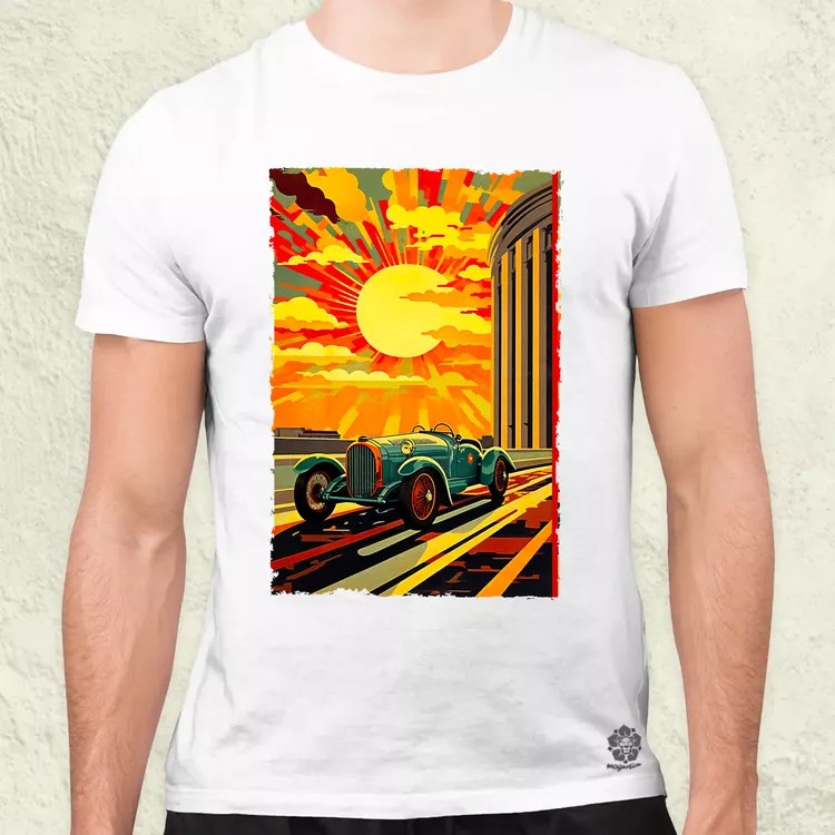 Vintage Grand Prix v2 férfi póló