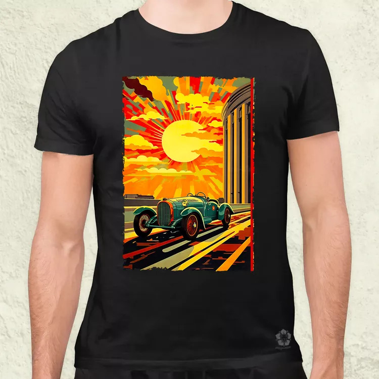 Vintage Grand Prix v2 férfi póló