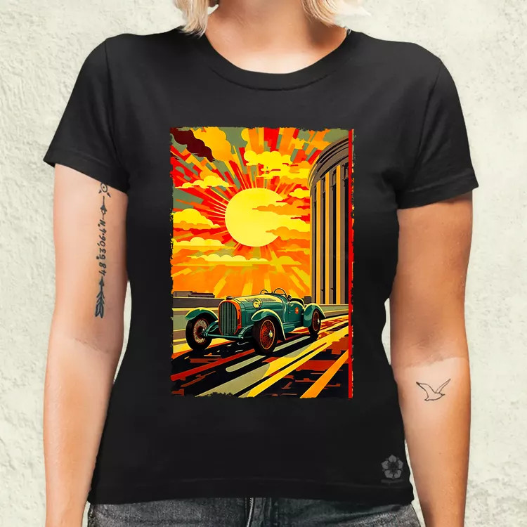 Vintage Grand Prix v2 női póló
