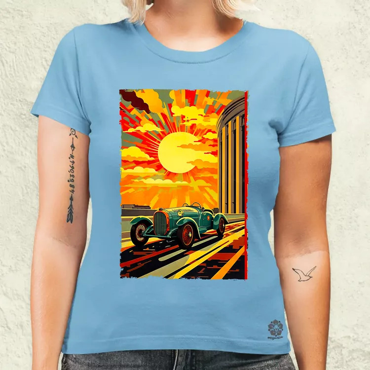 Vintage Grand Prix v2 női póló