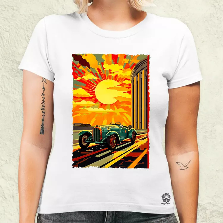 Vintage Grand Prix v2 női póló