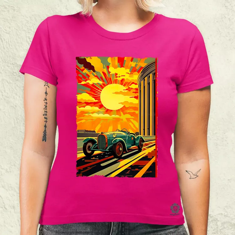 Vintage Grand Prix v2 női póló