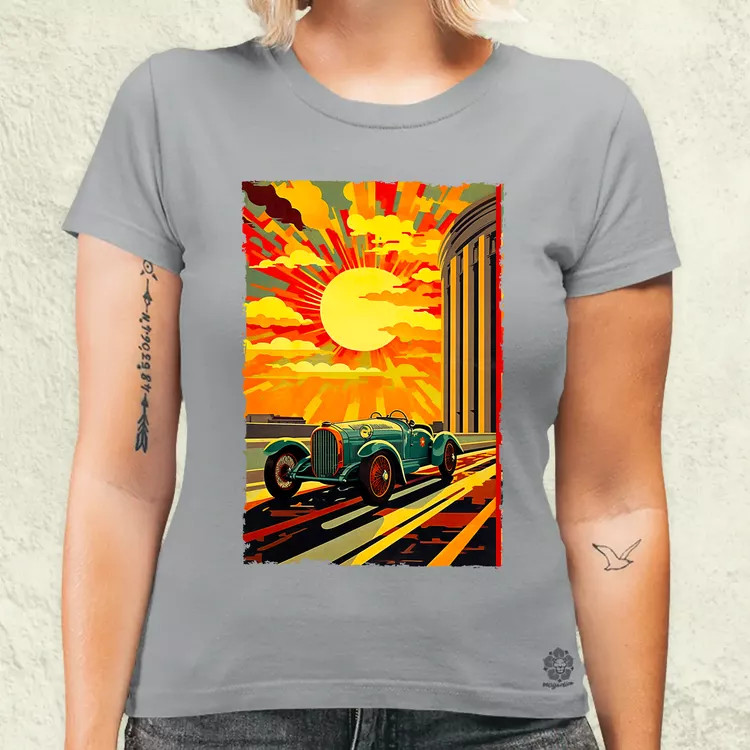 Vintage Grand Prix v2 női póló