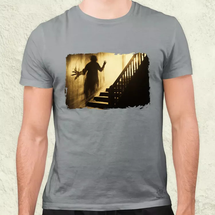 Vintage horror jelenet v1 férfi póló