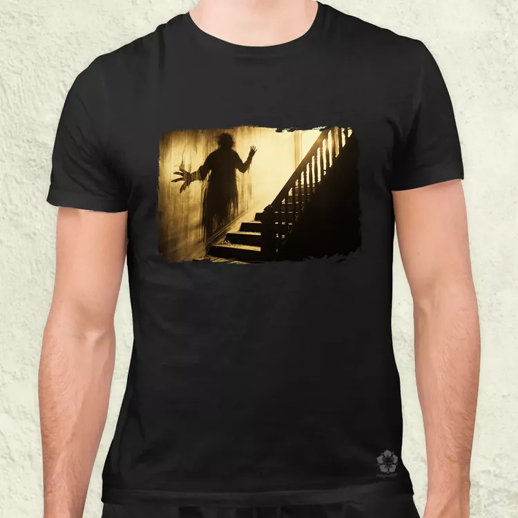Vintage horror jelenet v1 férfi póló
