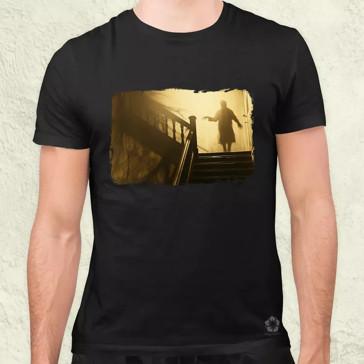 Vintage horror jelenet v2 férfi póló