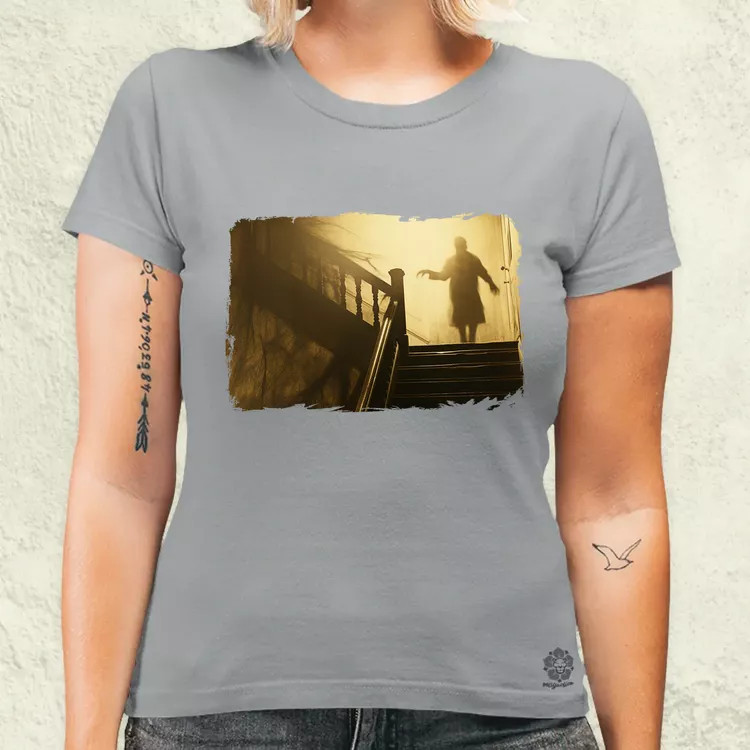 Vintage horror jelenet v2 női póló