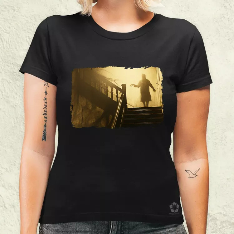 Vintage horror jelenet v2 női póló