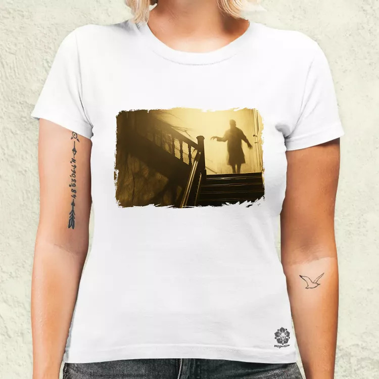 Vintage horror jelenet v2 női póló