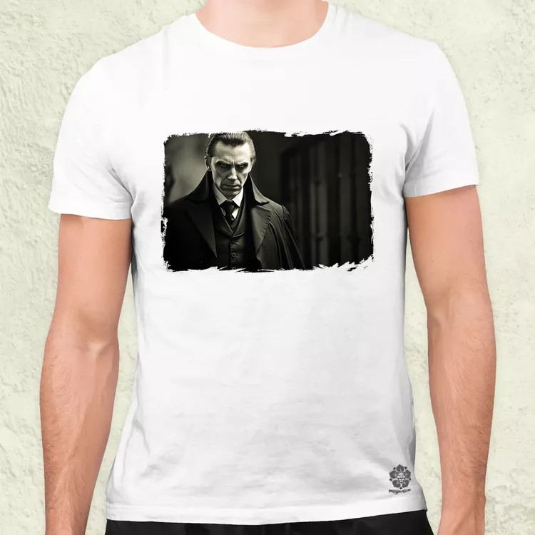 Vintage horror jelenet v4 férfi póló