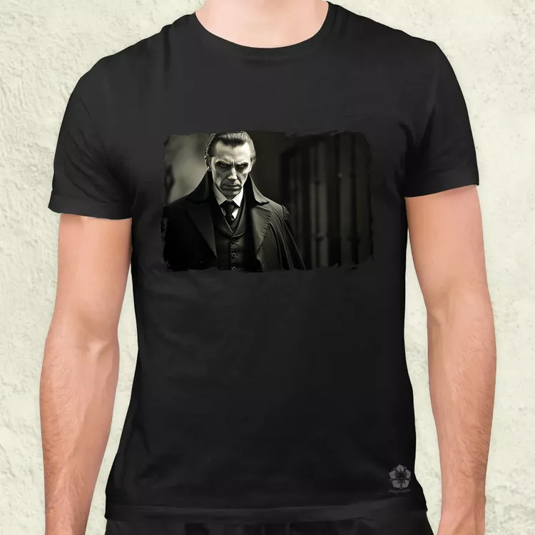 Vintage horror jelenet v4 férfi póló