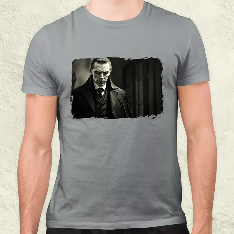 Vintage horror jelenet v4 férfi póló