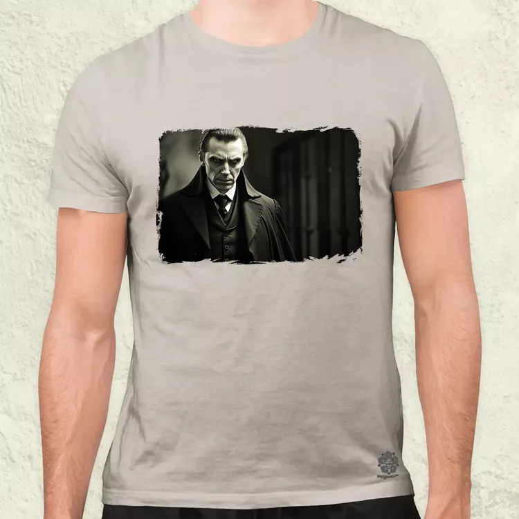 Vintage horror jelenet v4 férfi póló