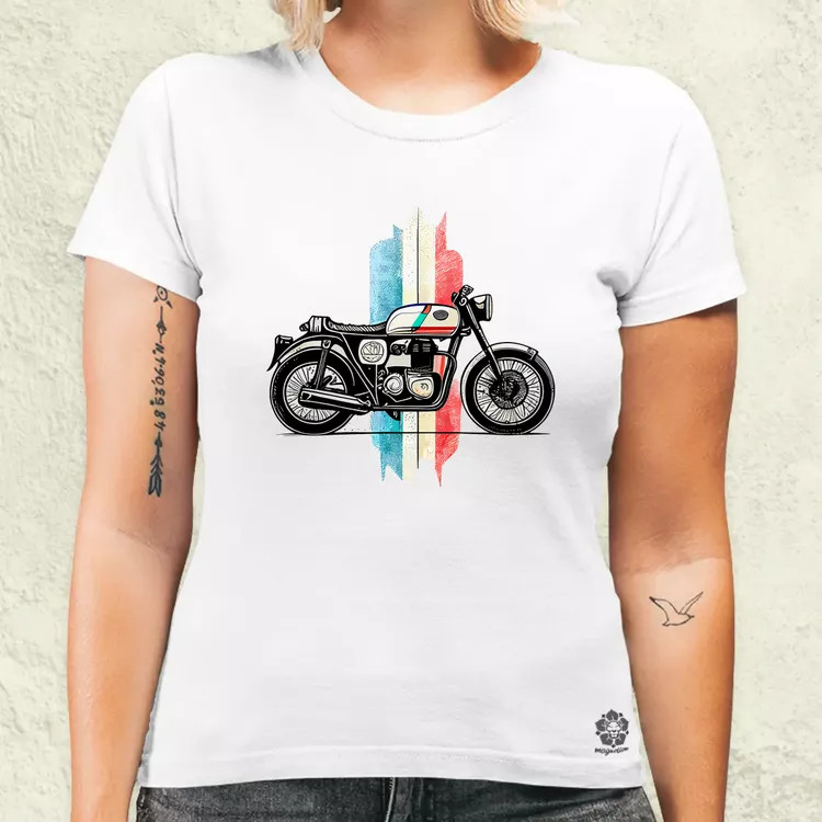 Vintage motor v1 női póló