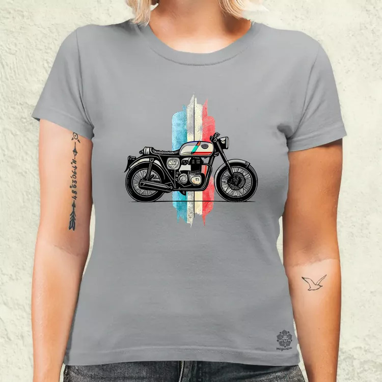 Vintage motor v1 női póló