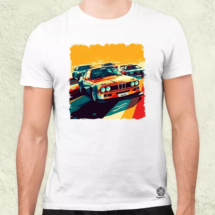 Vintage verseny v3 férfi póló