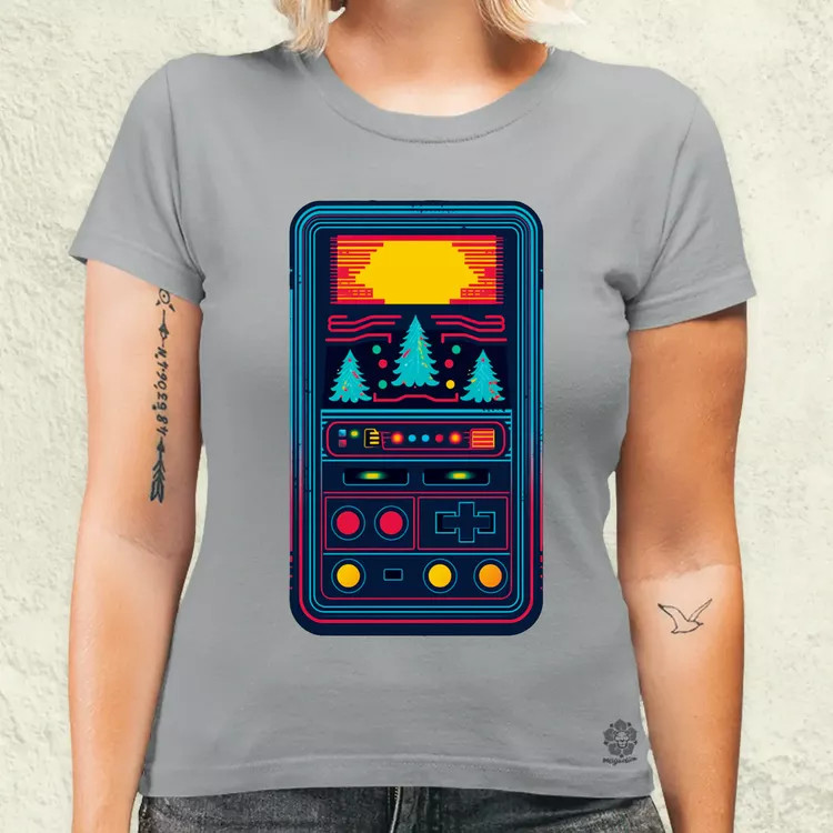 XMAS oldskul konzol v1 női póló