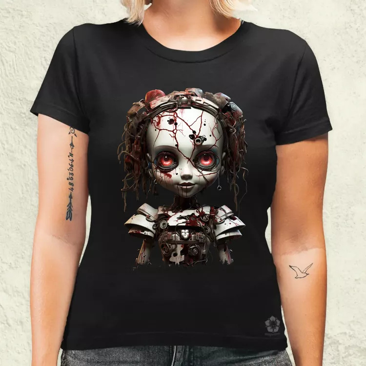 Horror baba v2 női póló
