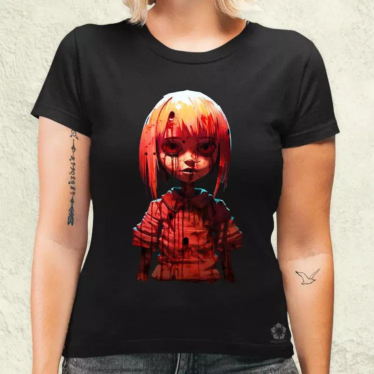 Horror baba v3 női póló