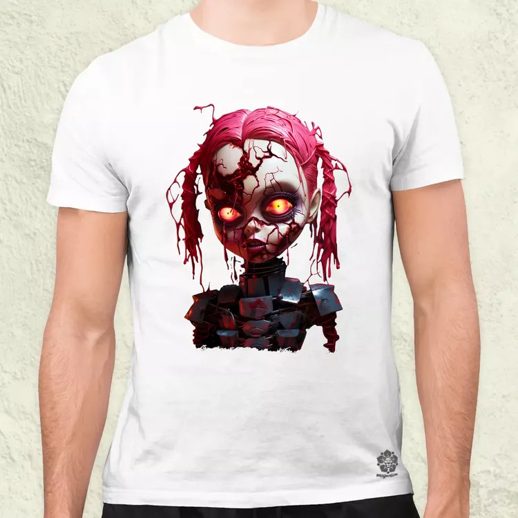 Horror baba v4 férfi póló