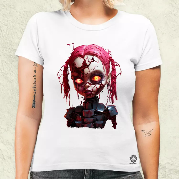 Horror baba v4 női póló