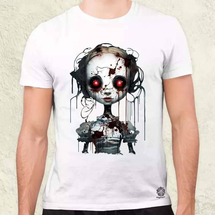 Horror baba v5 férfi póló