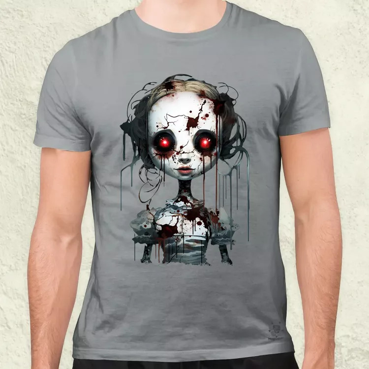 Horror baba v5 férfi póló