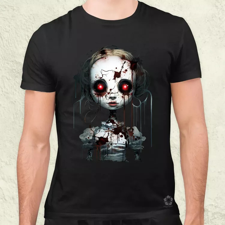 Horror baba v5 férfi póló