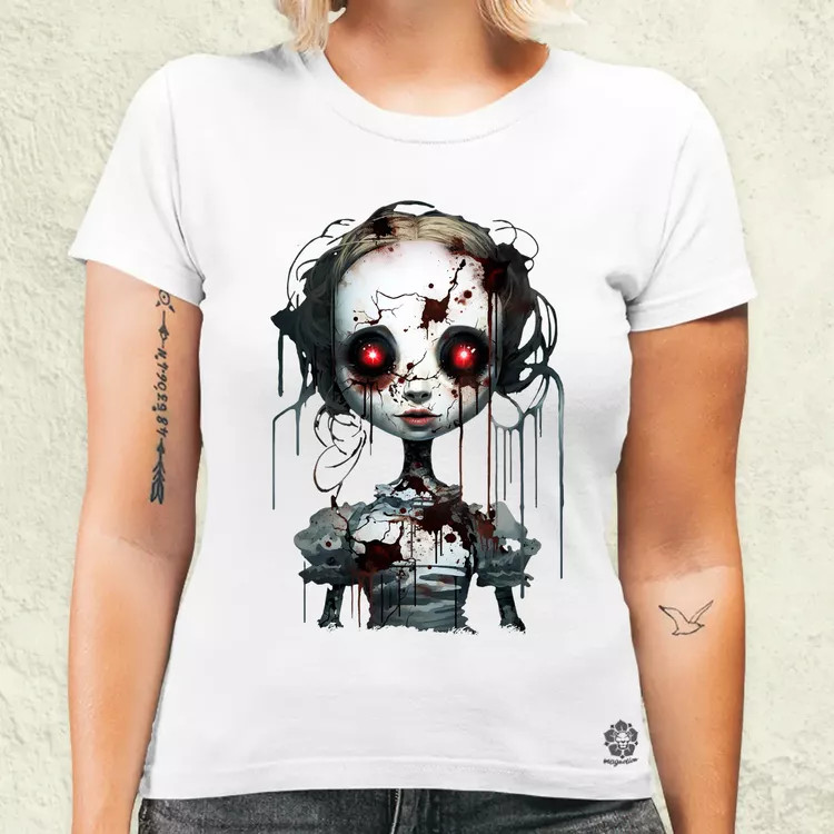 Horror baba v5 női póló