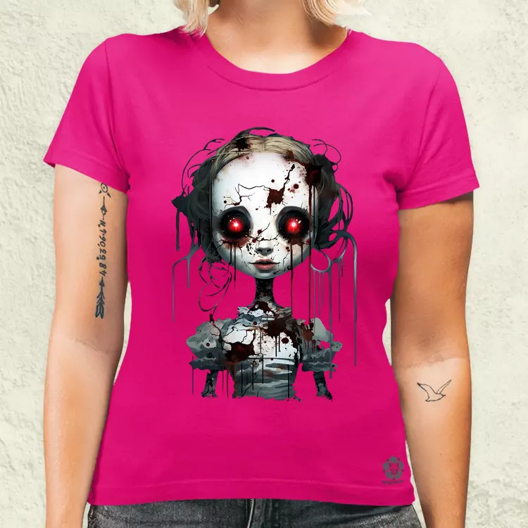 Horror baba v5 női póló