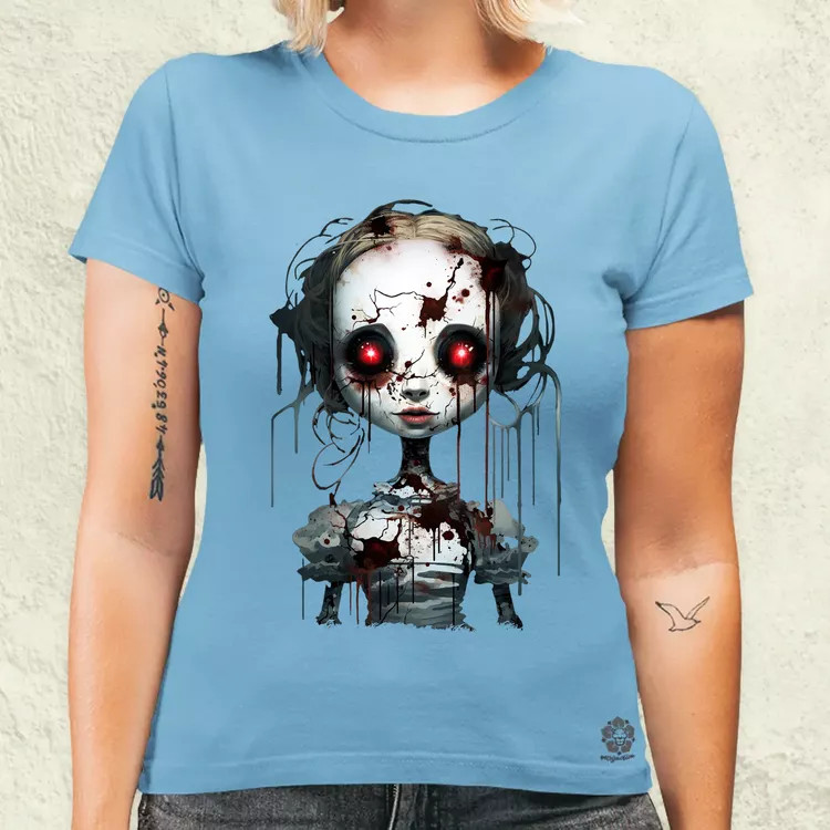 Horror baba v5 női póló