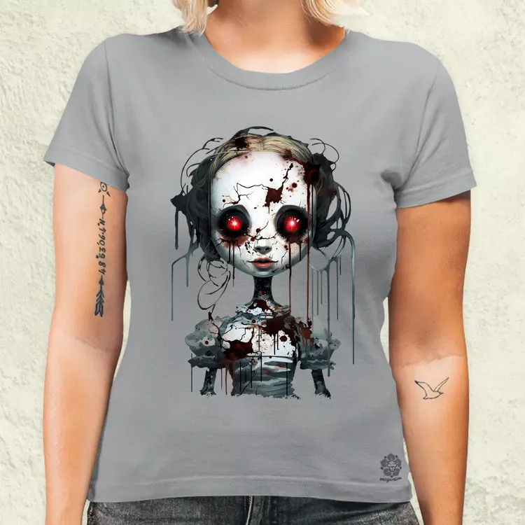 Horror baba v5 női póló