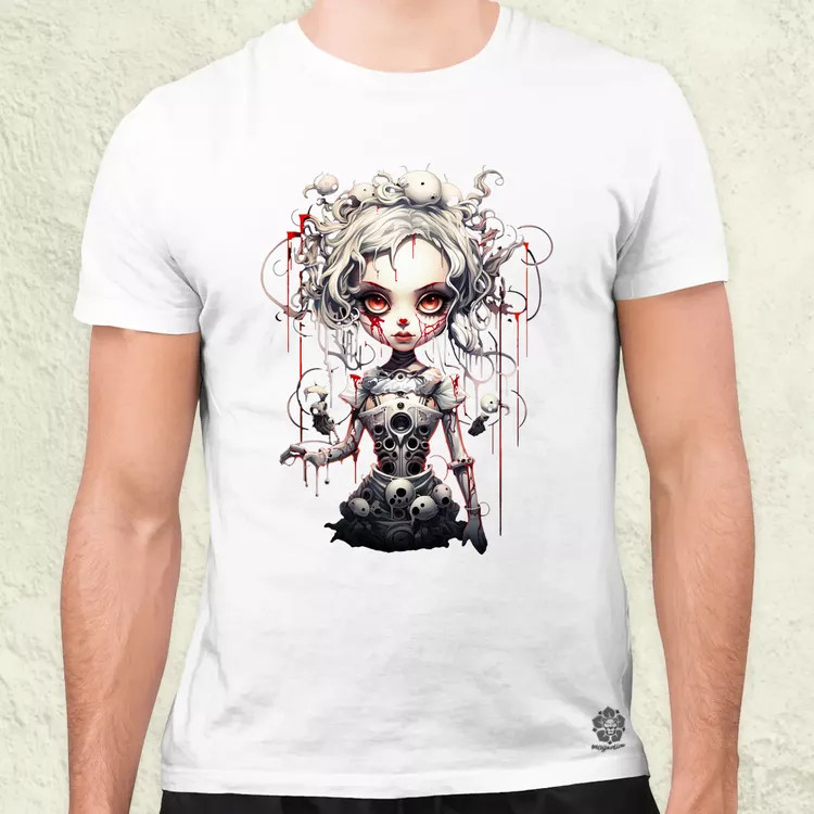 Horror baba v6 férfi póló