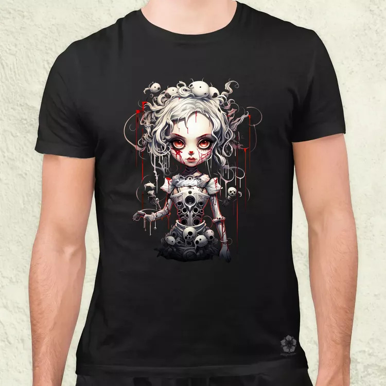 Horror baba v6 férfi póló